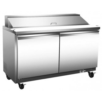60" (16 Pans) Sandwich Prep Table (Serv-Ware)